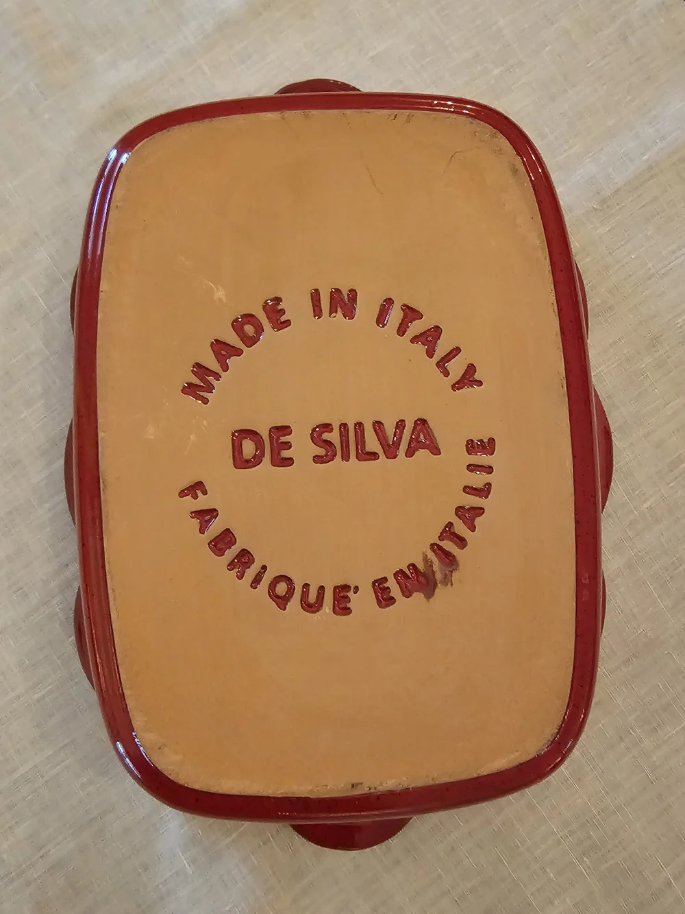 De Silva Terre D'Umbria Red Terracotta Rectangular Baking Dish 10.5×7.5